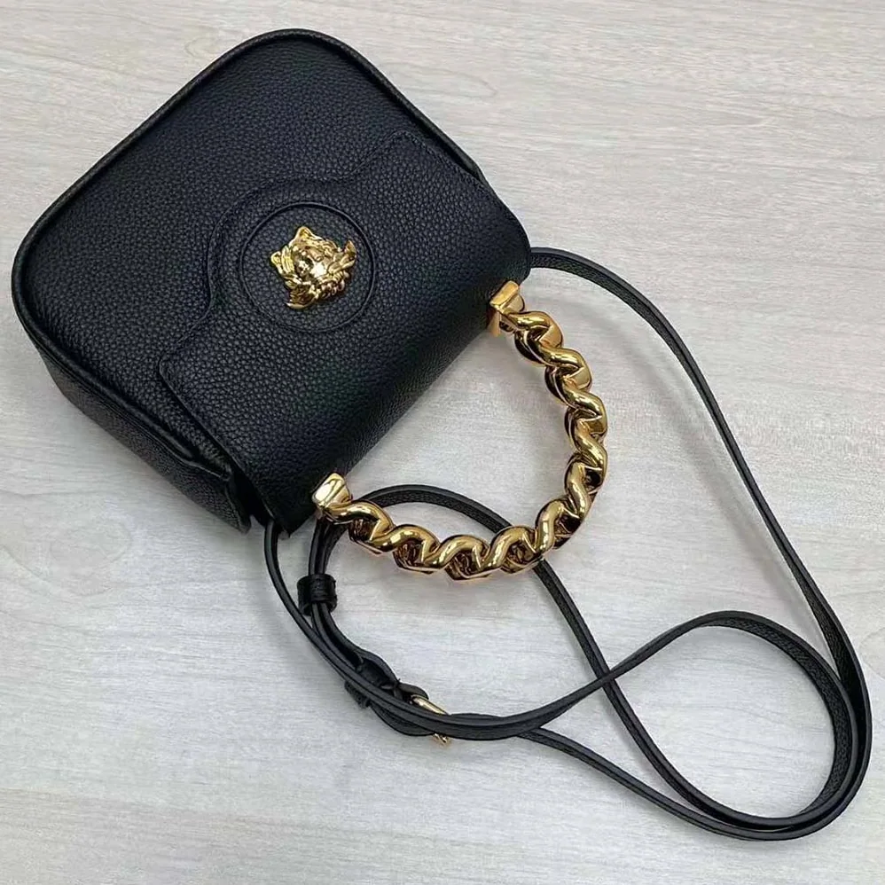 Versace La Medusa Mini Bag for Women in Black Versace La Medusa Mini Bag for Women in Black