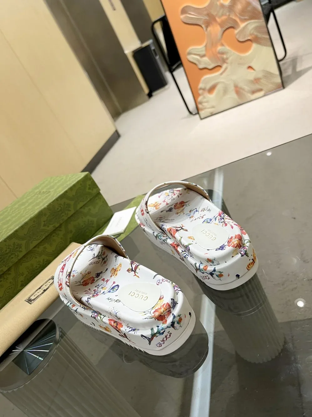 Gucci GG ‘Soave' Platform Sandal White for Women