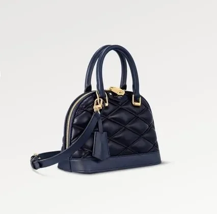Louis Vuitton Alma BB Bleu Marine Bag - 9.3 Inches/ Louis Vuitton Alma BB Bleu Marine Bag - 9.3 Inches/
