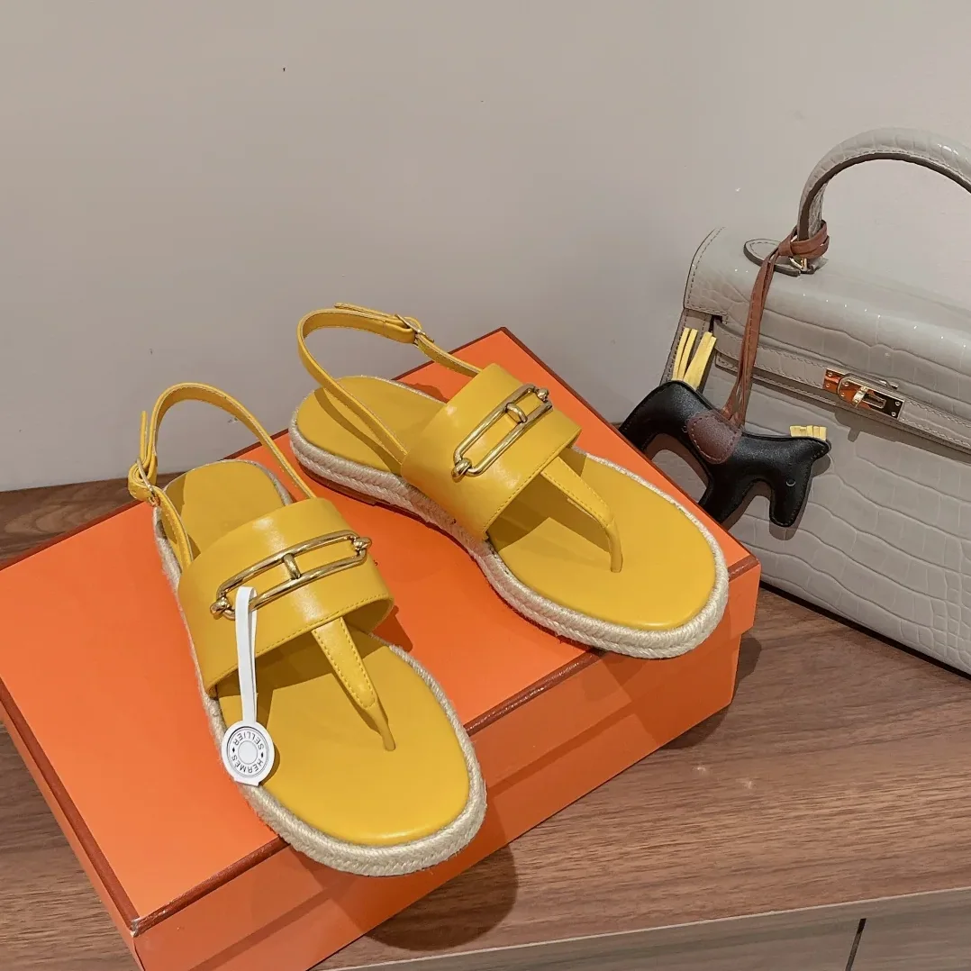 Hermes Eloise Espadrille Yellow Hermes Eloise Espadrille Yellow