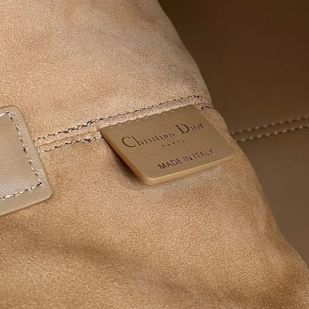 Dior Medium Dior Toujours Bag Medium Tan Macrocannage Calfskin for Women