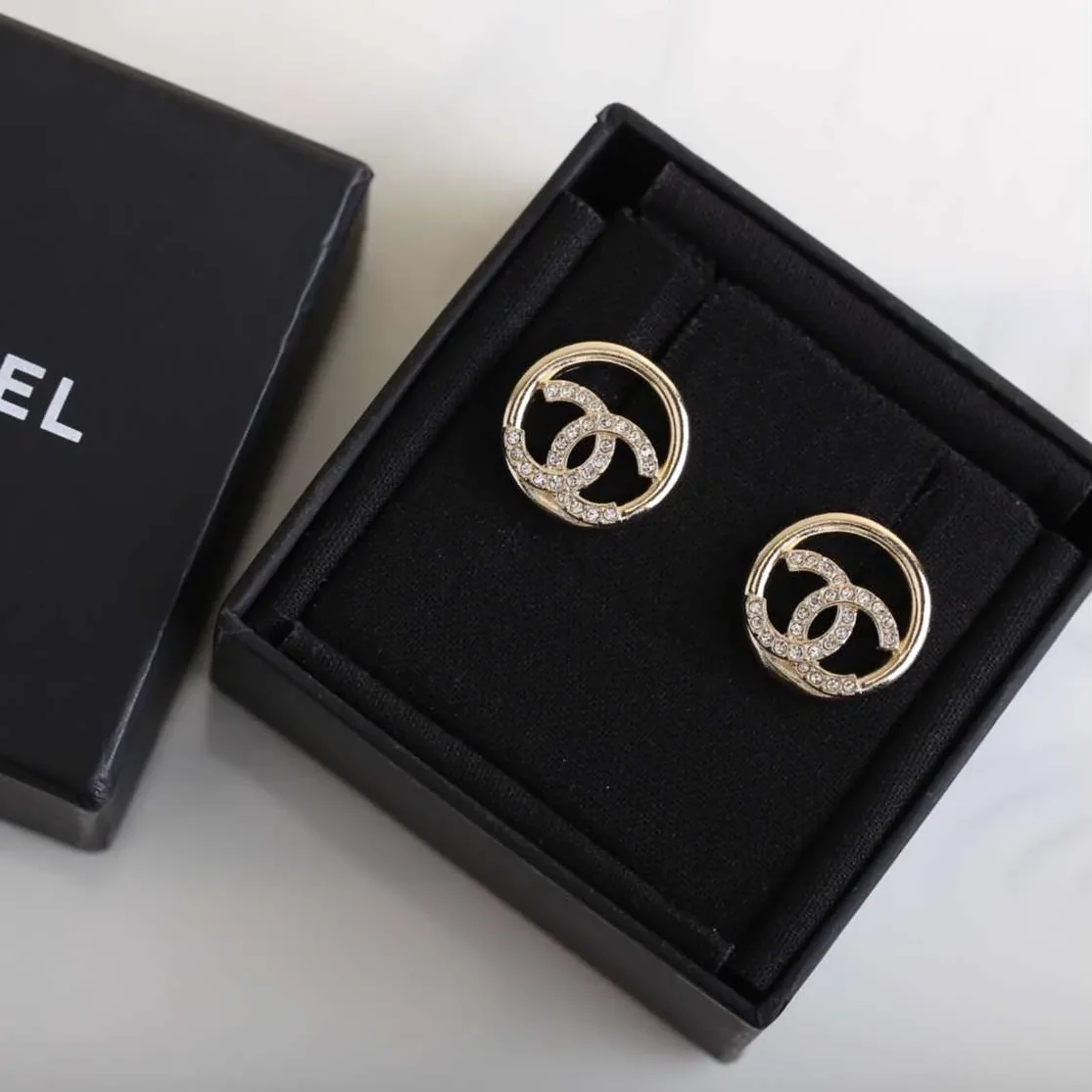 Chanel Stud Earrings Gold Chanel Stud Earrings Gold