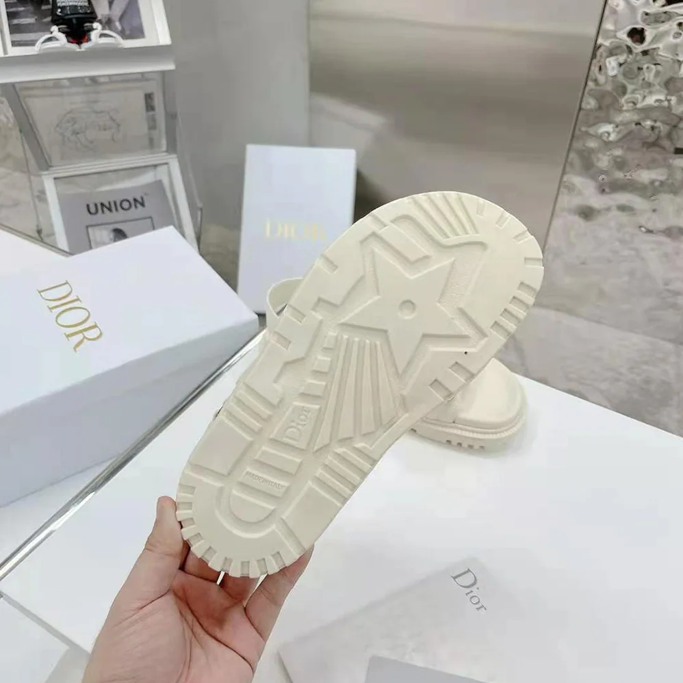 Dior Dioract Sandal White Lambskin for Women Dior Dioract Sandal White Lambskin for Women