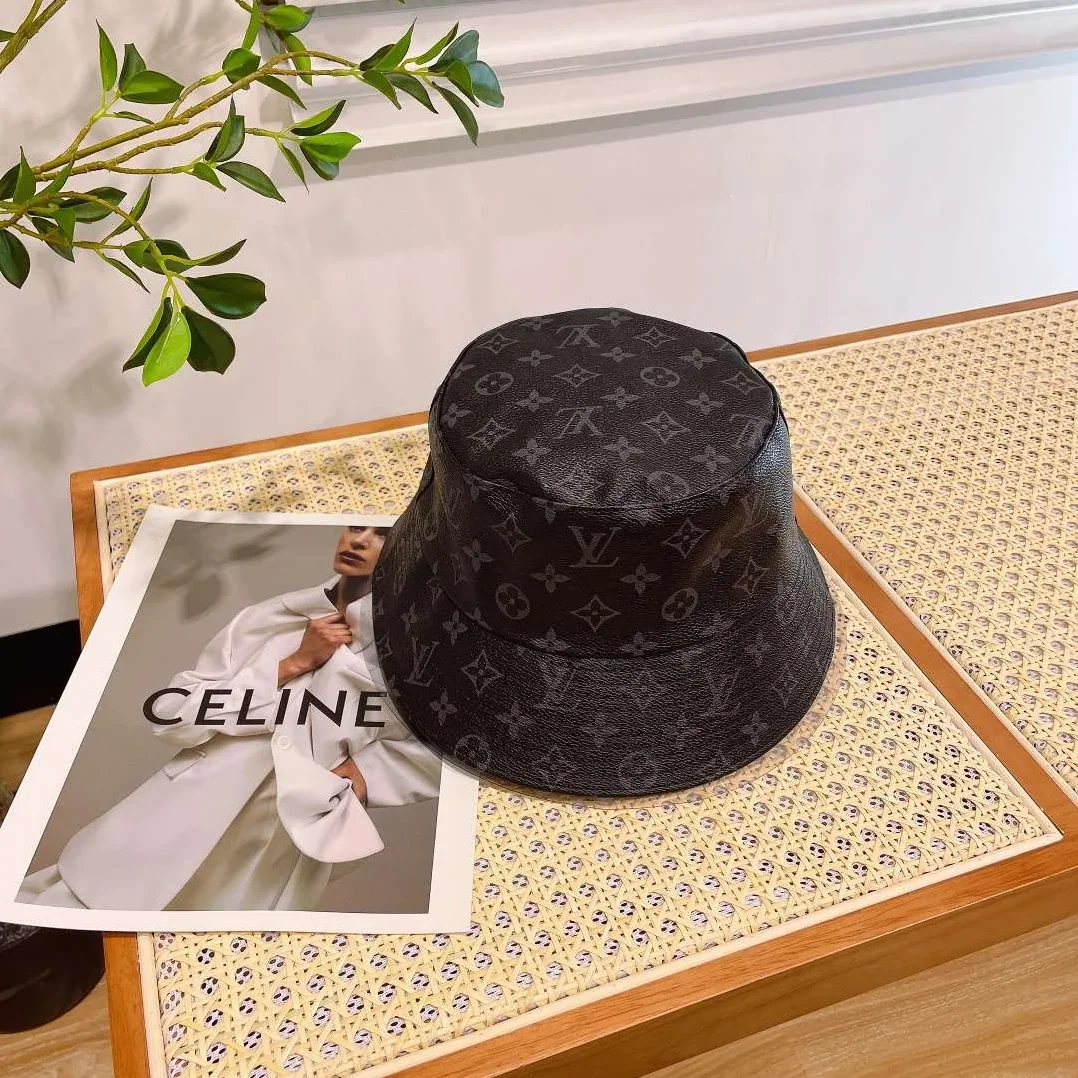 Louis Vuitton Monogram Bucket Hat Black Louis Vuitton Monogram Bucket Hat Black