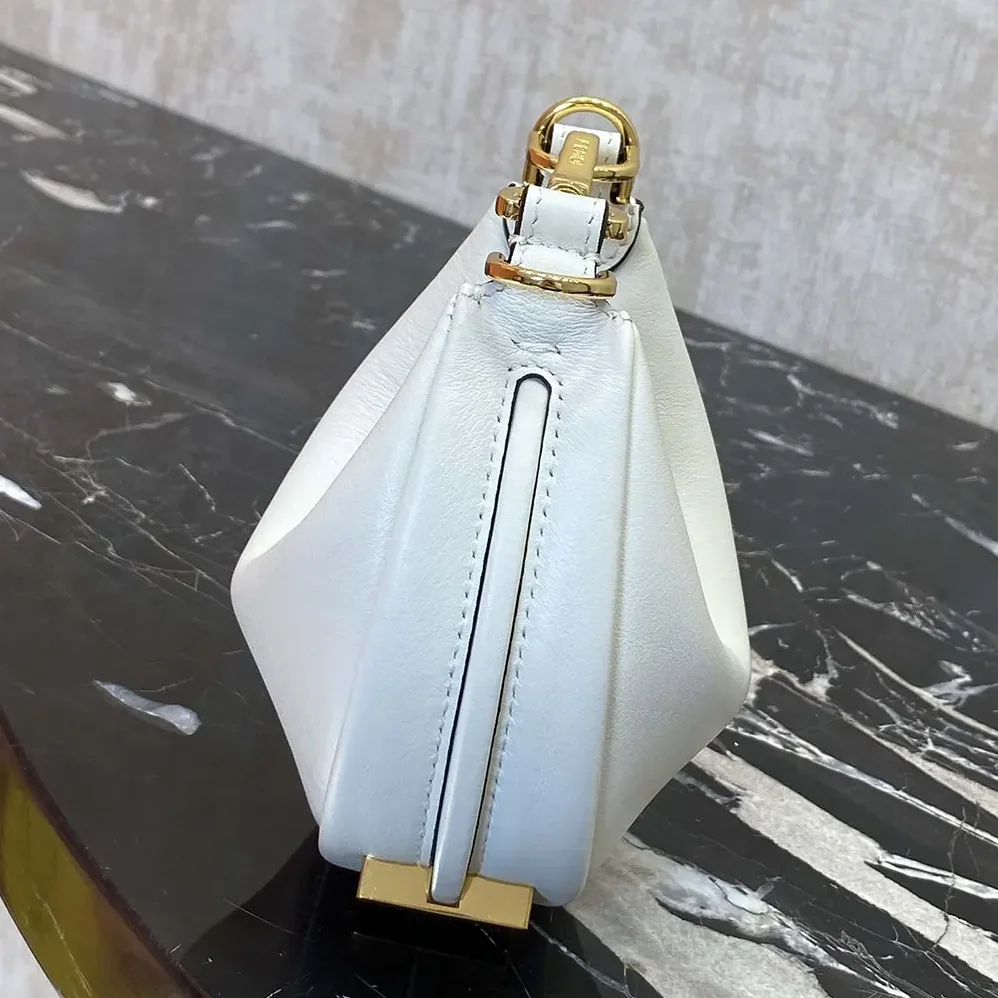 Fendi Fendigraphy Mini White Leather Mini bag for Women Fendi Fendigraphy Mini White Leather Mini bag for Women