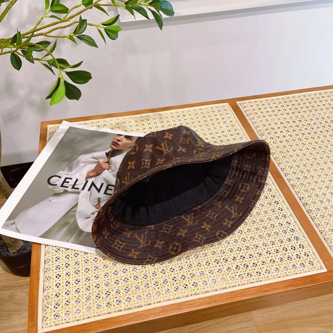 Louis Vuitton Monogram Bucket Hat Brown Louis Vuitton Monogram Bucket Hat Brown