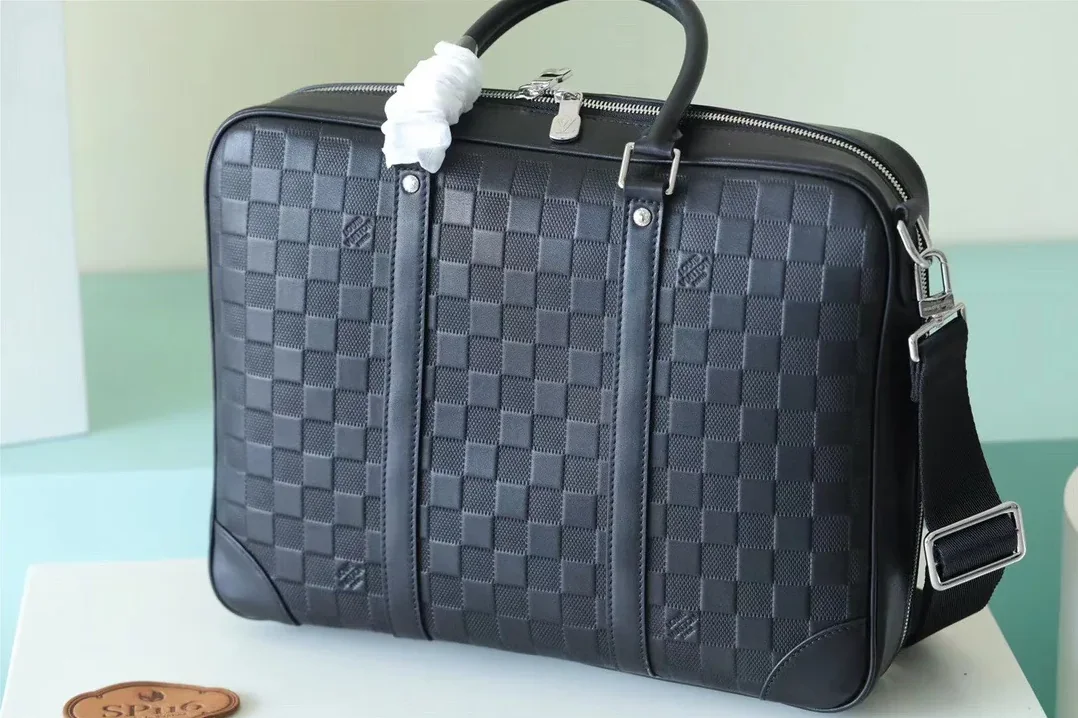 Sirius Briefcase Damier Black / Sirius Briefcase Damier Black /