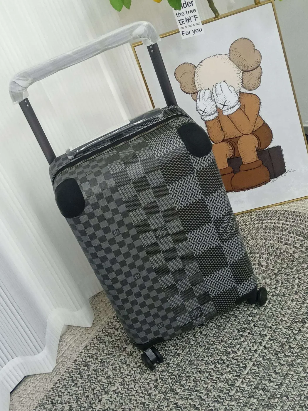 Louis Vuitton Horizon 55 / Damier Graphite Grey Silver Hardware Louis Vuitton Horizon 55 / Damier Graphite Grey Silver Hardware