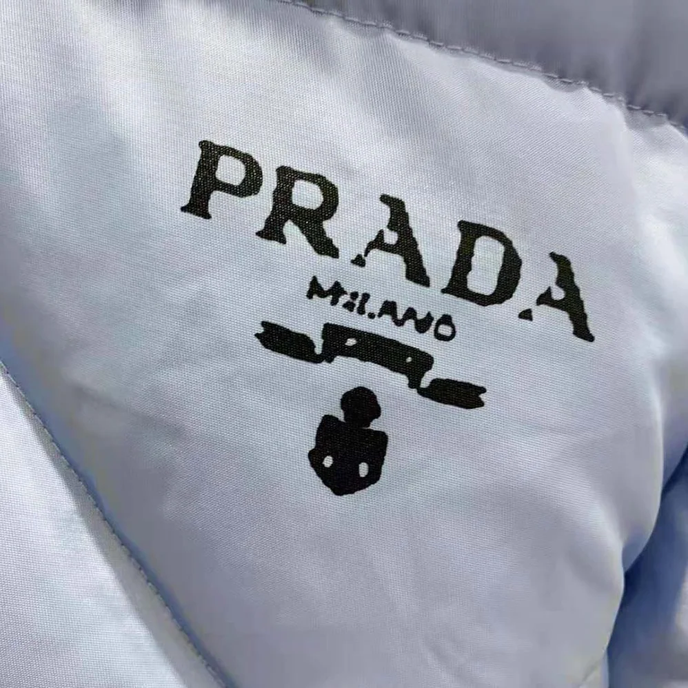 Prada Oversized Re for Women in Nylon Gabardine Down Jacket
