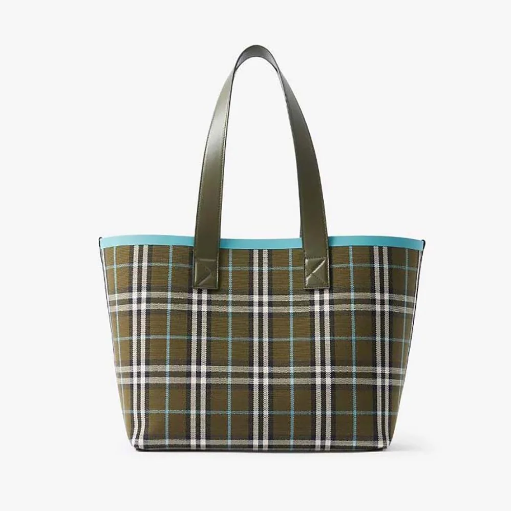 Burberry Medium London Tote Bag for Women in Blue Burberry Medium London Tote Bag for Women in Blue