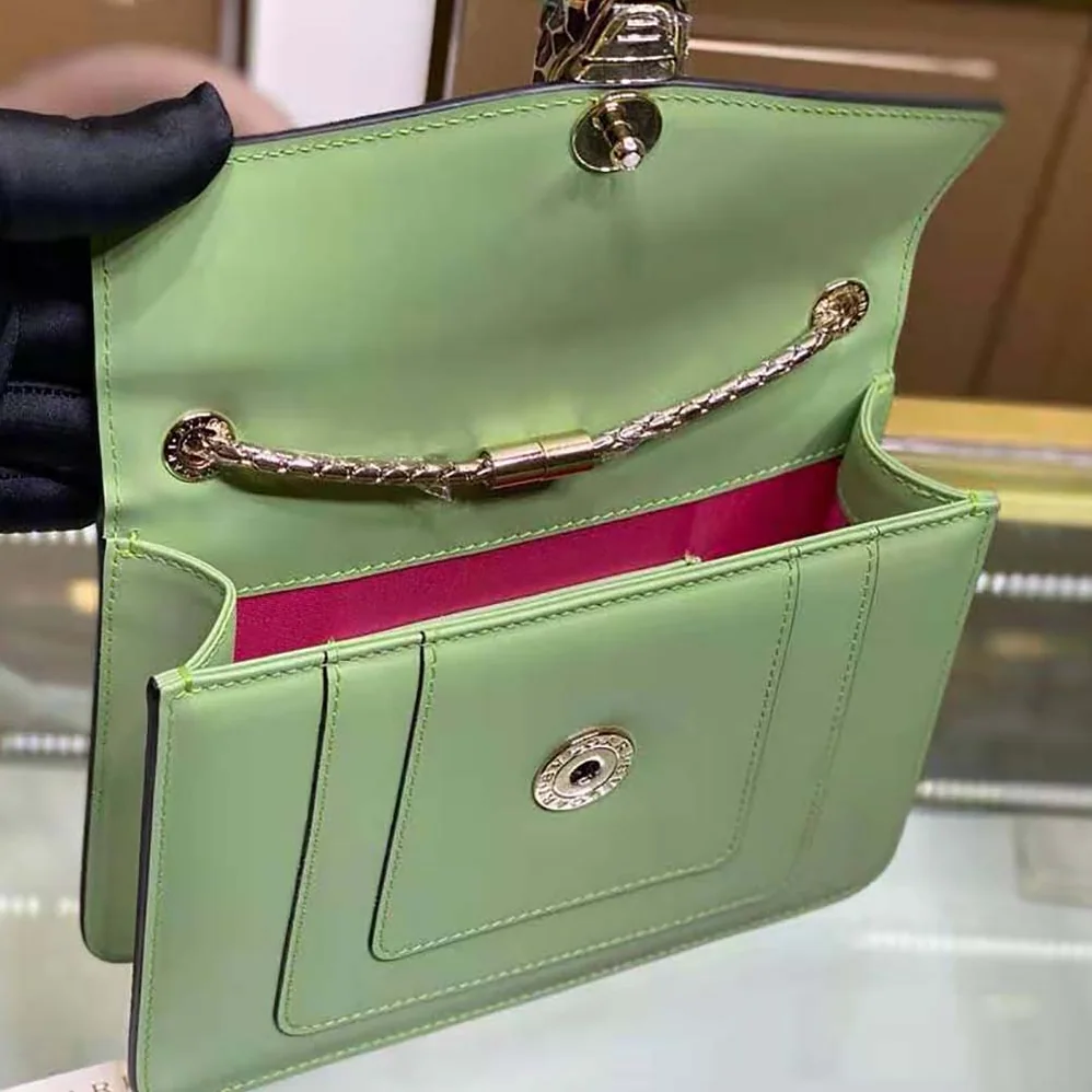 Bvlgari Serpenti Forever Crossbody Bag for Women in Green