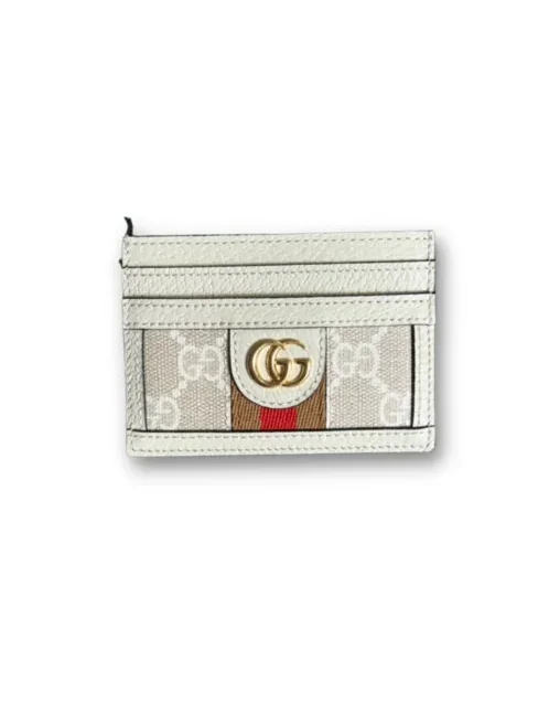 Gucci Ophidia GG card case White /
