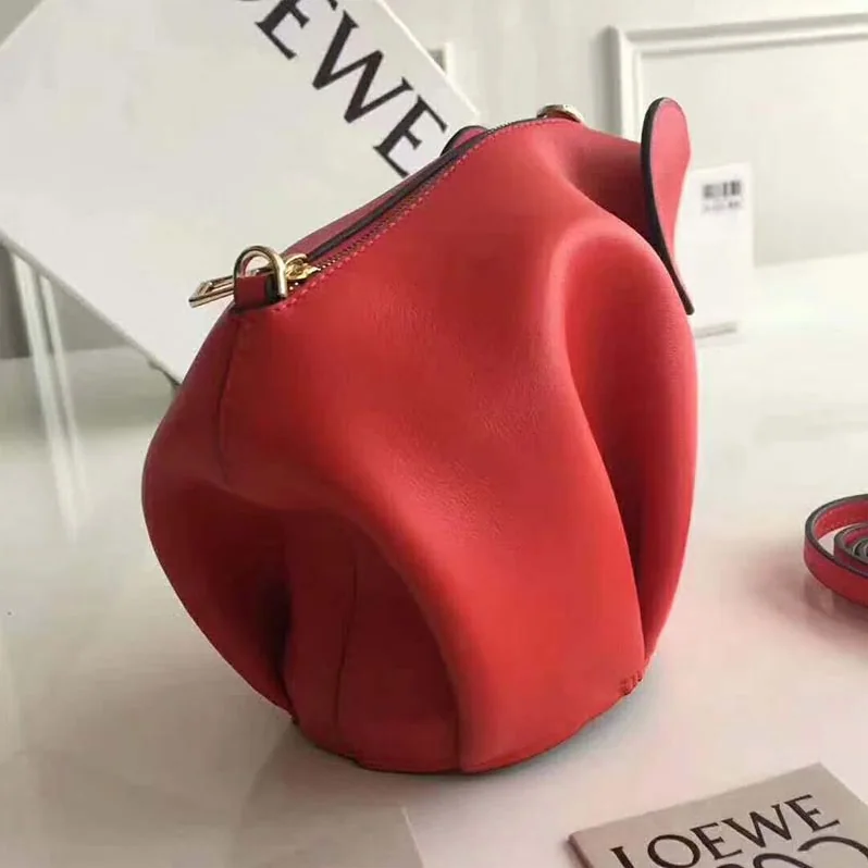 Loewe Elephant Mini Bag in Calfskin for Women in Red Loewe Elephant Mini Bag in Calfskin for Women in Red