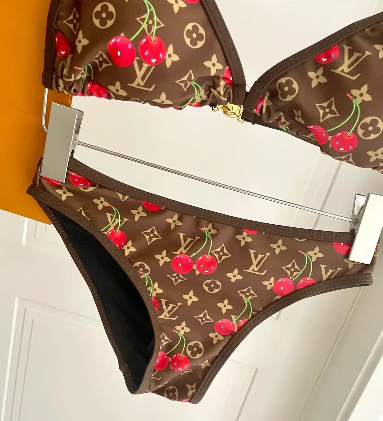 Louis Vuitton LV x TM Cherry Bikini Brown Monogram Cerises