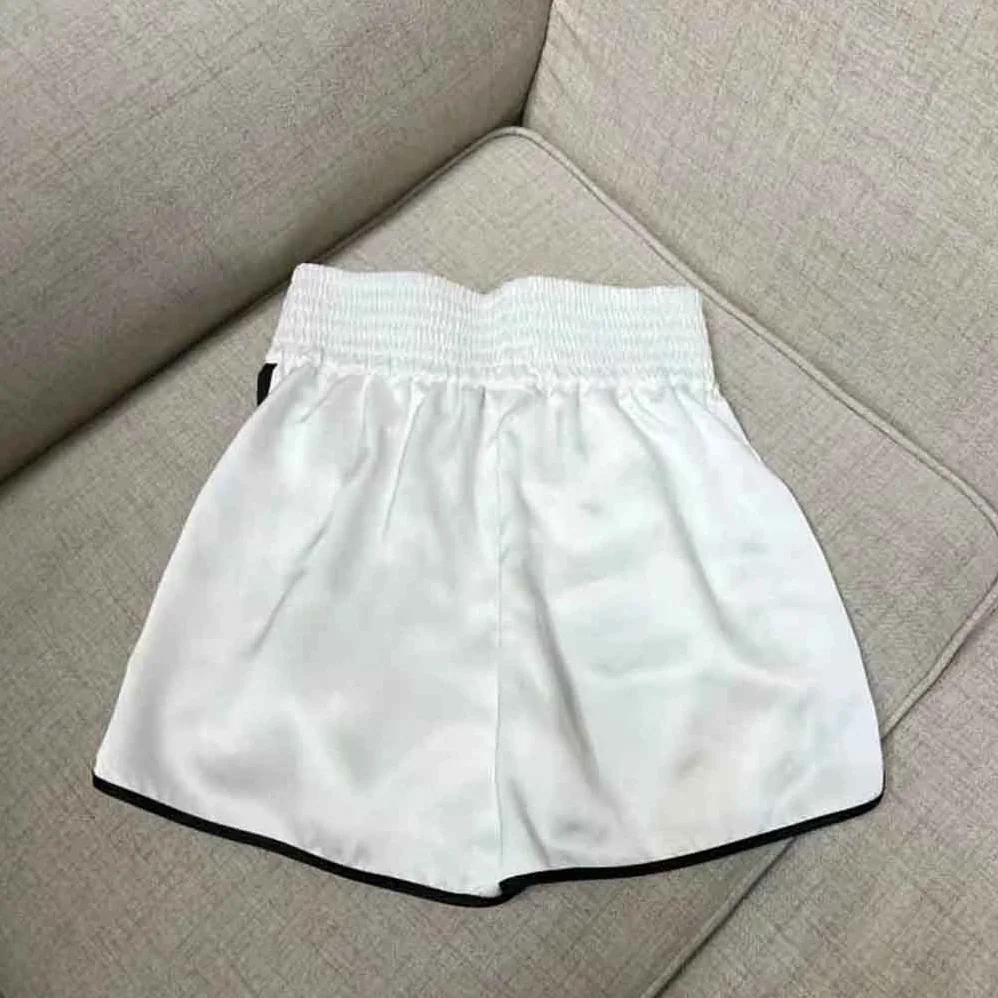 Dior Vibe Shorts White Technical Satin for Women