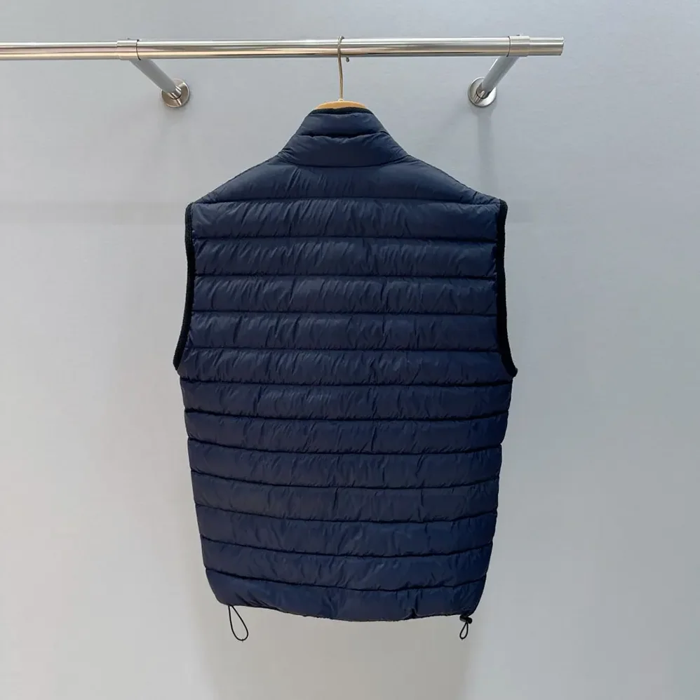 Miu Miu Light Pongé Down Vest with Embroidered logo for Women Miu Miu Light Pongé Down Vest with Embroidered logo for Women