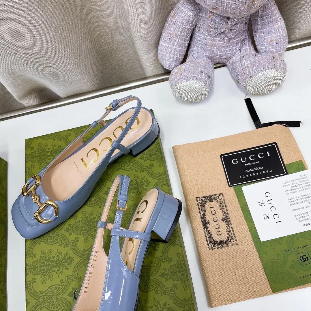 Gucci Slingback With Horsebit Jade Green for Women