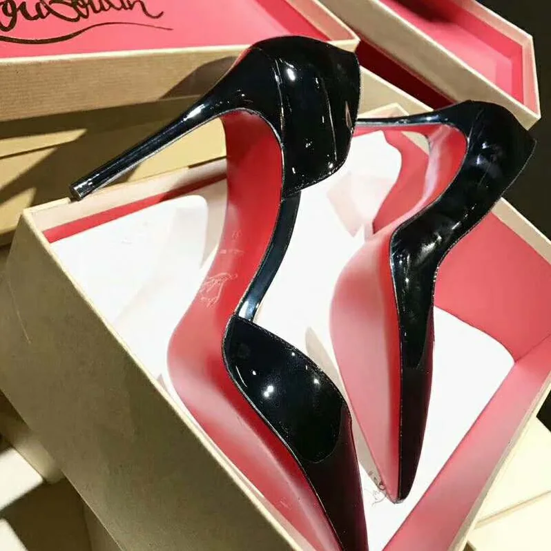 Christian Louboutin Shoes Lriza 100 mm Heel Hight for Women in Black Christian Louboutin Shoes Lriza 100 mm Heel Hight for Women in Black