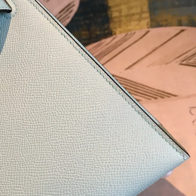Hermes Kelly Light Yellow Silver Toned Hardware / Hermes Kelly Light Yellow Silver Toned Hardware /