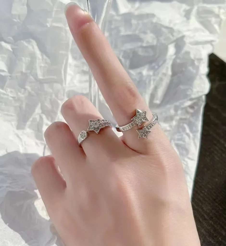 Chanel Coco Rings Silver