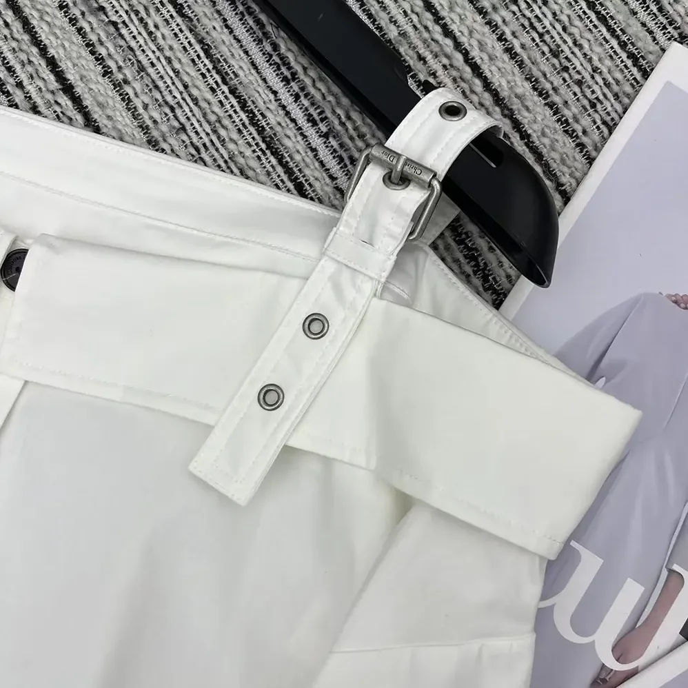 Dior Shirtdress White Lightweight Cotton and Silk Poplin for Women