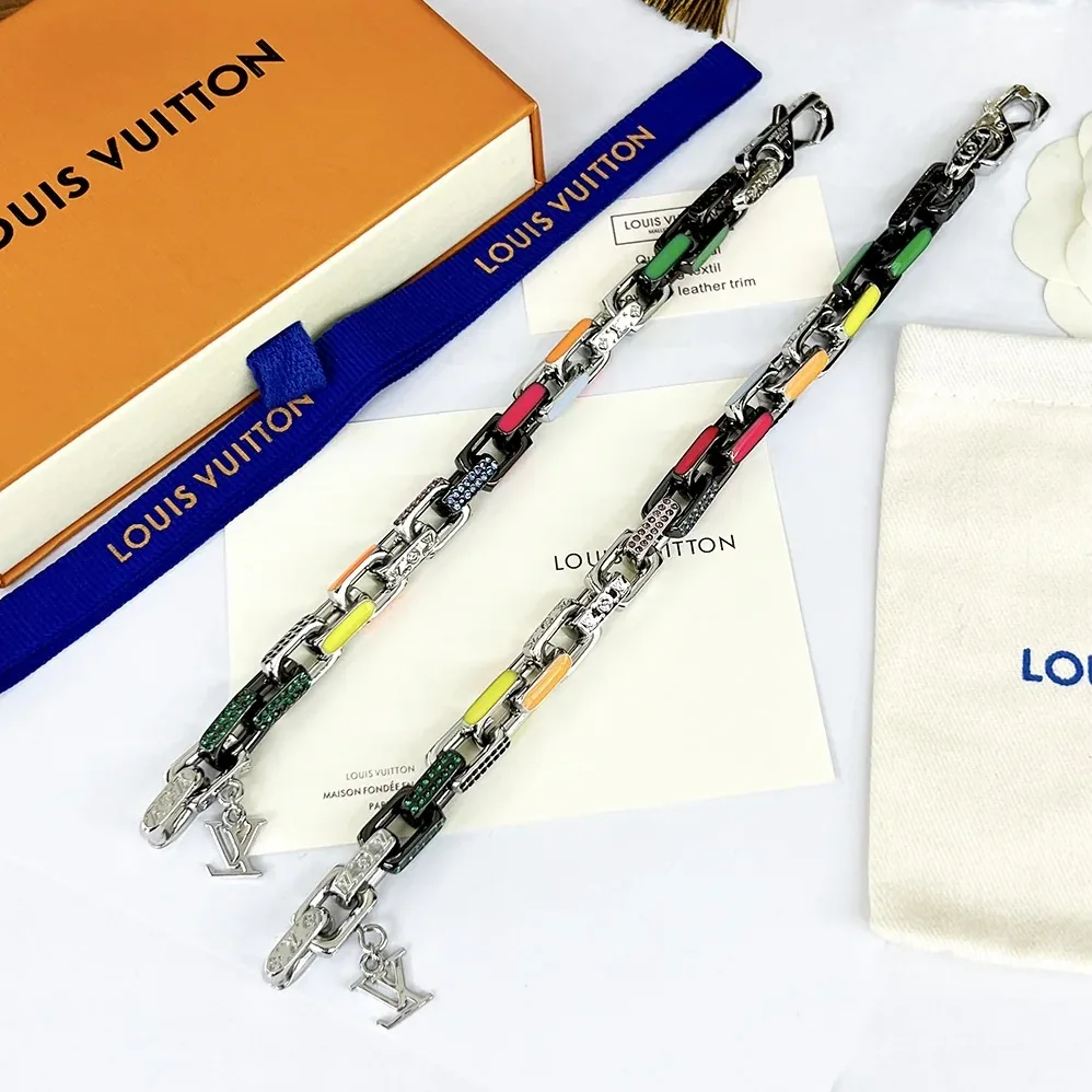 Louis Vuitton Donkey's Paradise Chain Bracelet Multicolor Louis Vuitton Donkey's Paradise Chain Bracelet Multicolor