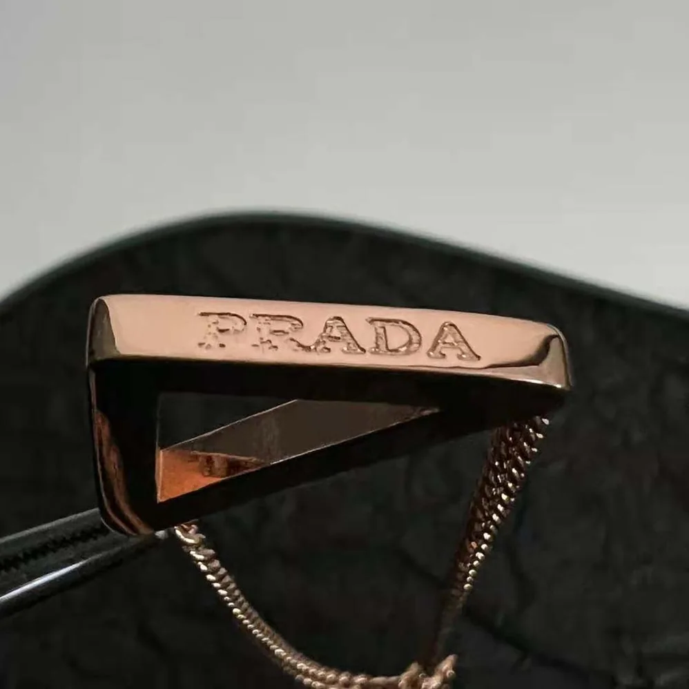 Prada Eternal Gold Cut-out Pendant Necklace in Yellow Gold with Diamonds for Women Prada Eternal Gold Cut-out Pendant Necklace in Yellow Gold with Diamonds for Women