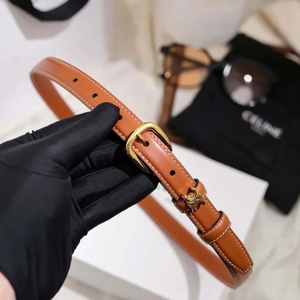 Celine Vivienne Belt 25Mm In Natural Calfskin for Women in Tan Celine Vivienne Belt 25Mm In Natural Calfskin for Women in Tan