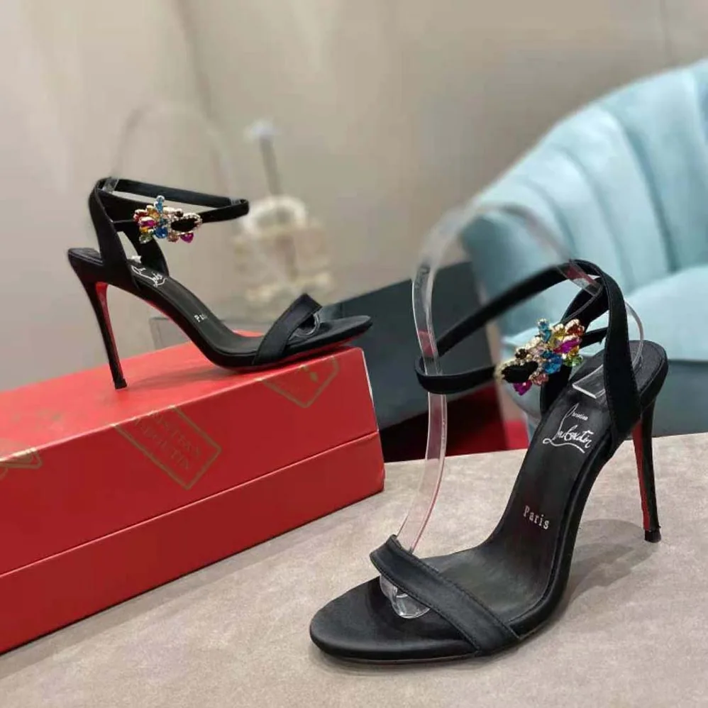 Christian Louboutin Goldie Joli 100 mm Heel Height for Women in Black