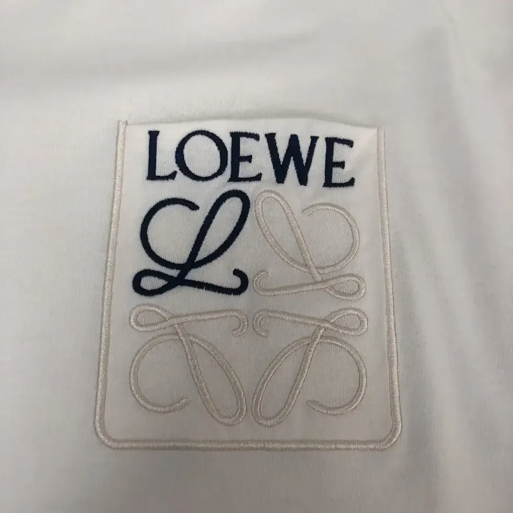 Loewe Relaxed fit T-shirt in Cotton for Men in White Loewe Relaxed fit T-shirt in Cotton for Men in White