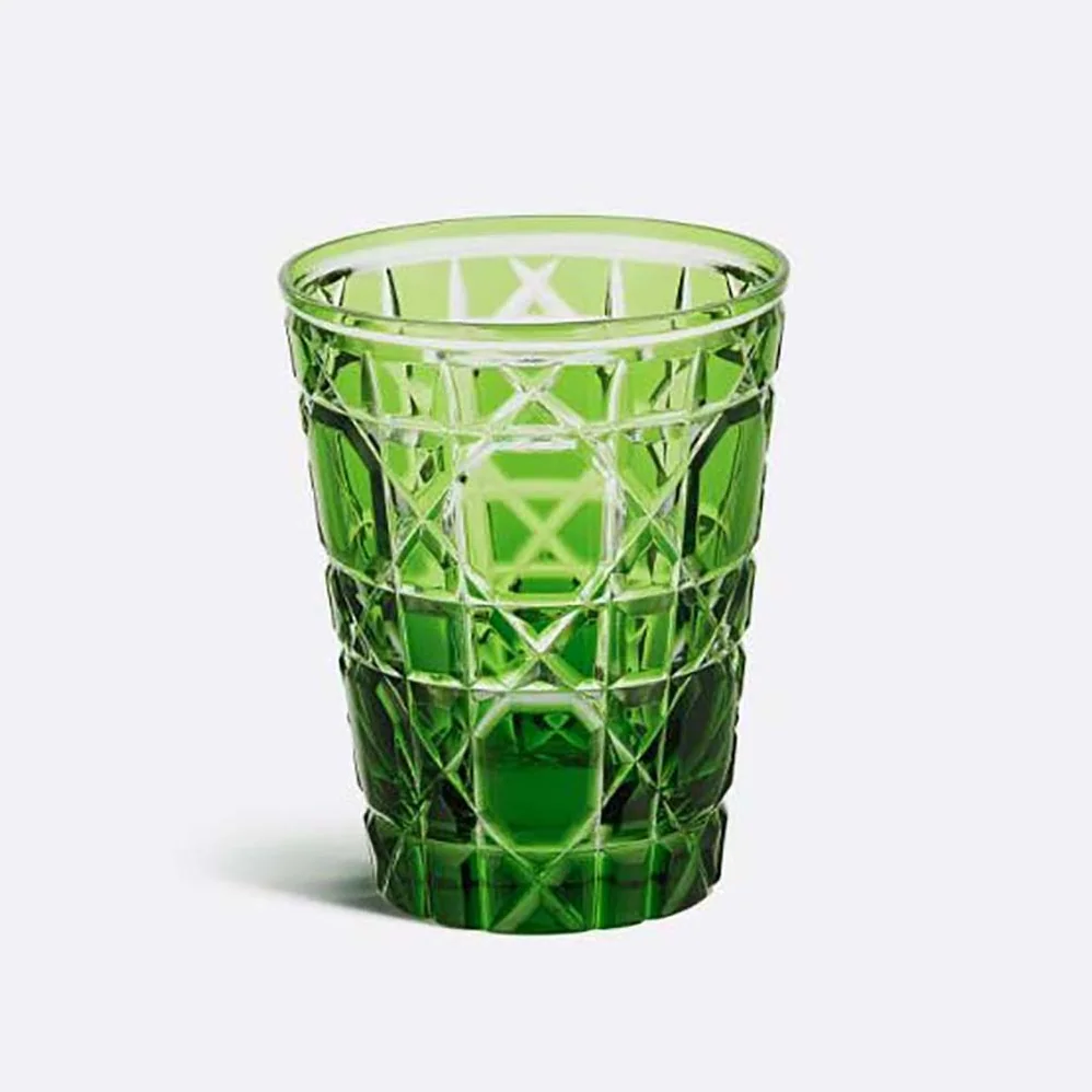 Dior Water Glass Green Cannage for Unisex