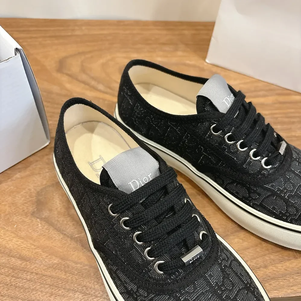 Dior Saltwind Sneaker Black Dior Oblique Jacquard for Unisex