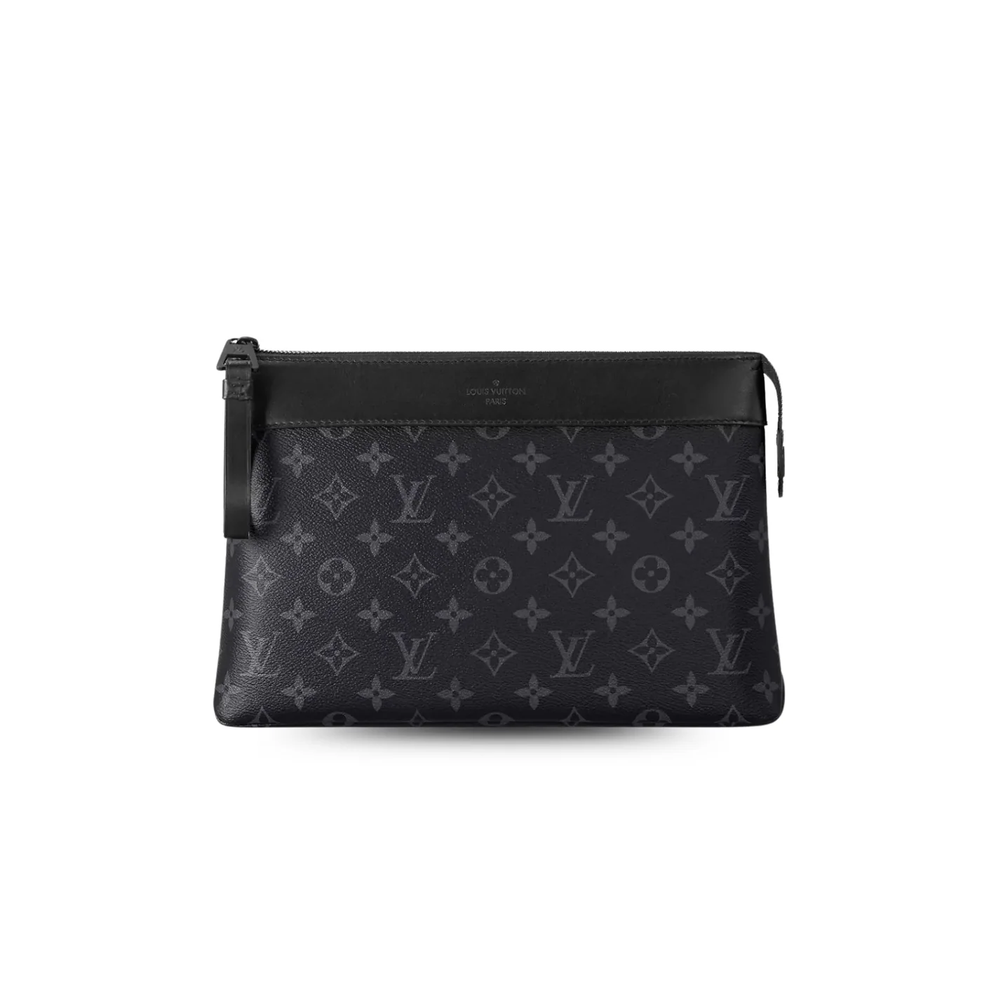 Louis Vuitton Pochette Voyage Souple Pouch / Black Monogram Eclipse Balck Hardware Louis Vuitton Pochette Voyage Souple Pouch / Black Monogram Eclipse Balck Hardware