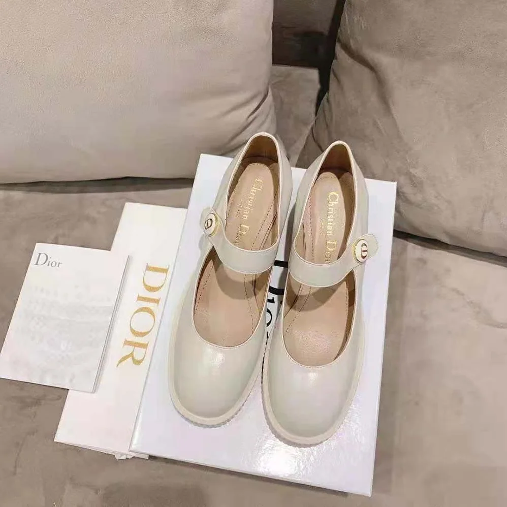 Dior D-Doll Pump White Shiny Calfskin for Women