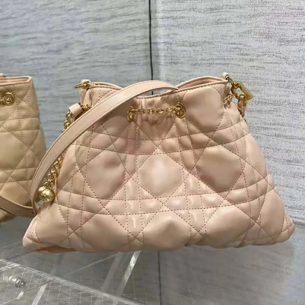 Dior Medium Dior Ammi Bag Sand Pink Supple Macrocannage Lambskin for Women Dior Medium Dior Ammi Bag Sand Pink Supple Macrocannage Lambskin for Women