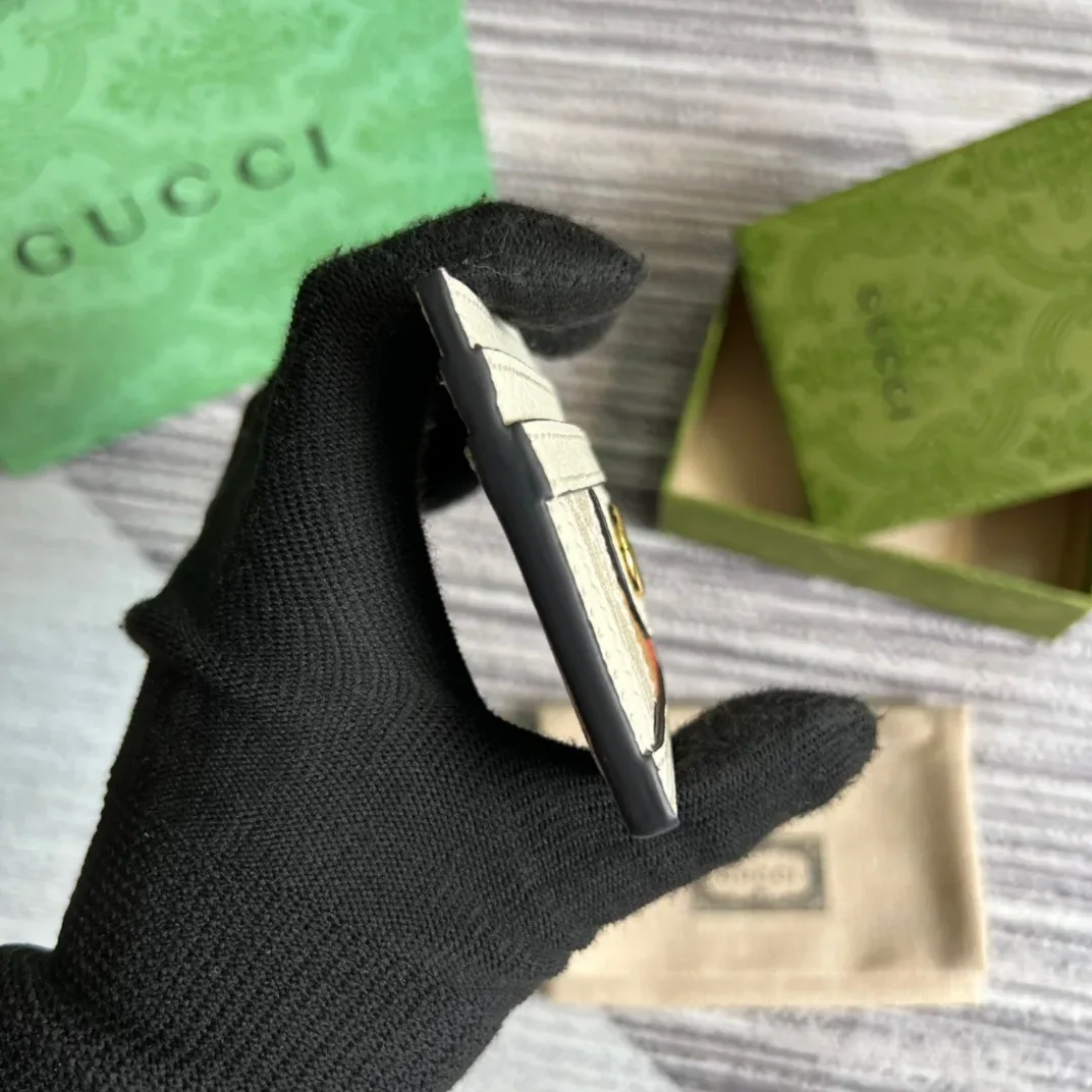 Gucci Ophidia GG card case White /