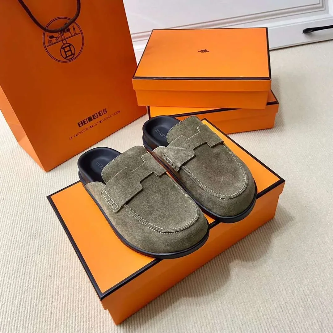 Hermes Go Mule Green