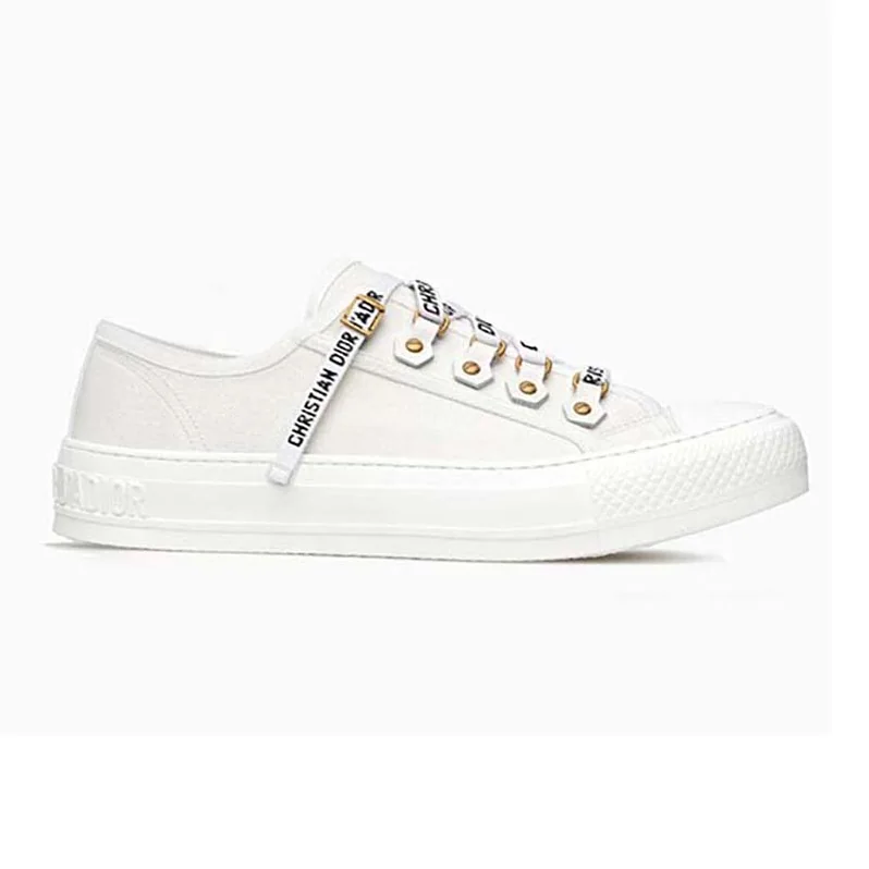 Dior Shoes Low-Top Trainer in Canvas for Women in White Dior Shoes Low-Top Trainer in Canvas for Women in White