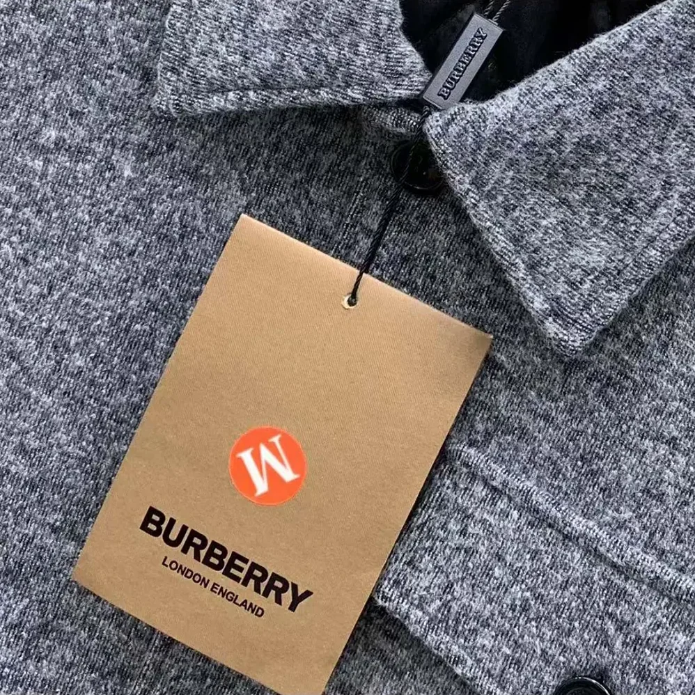 Burberry Overshirt Wool Blend with Coating for Men