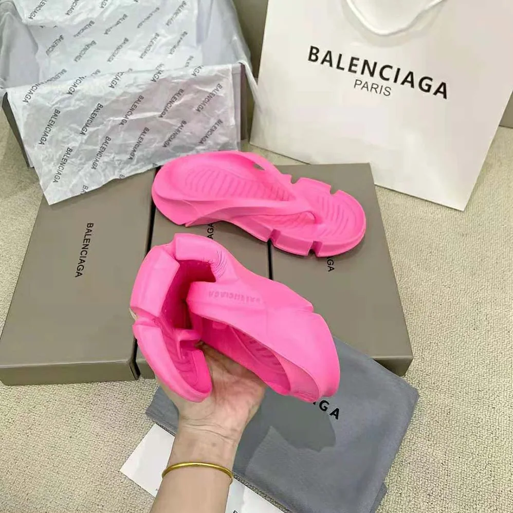 Balenciaga Mold Thong Sandal in Pink for Women