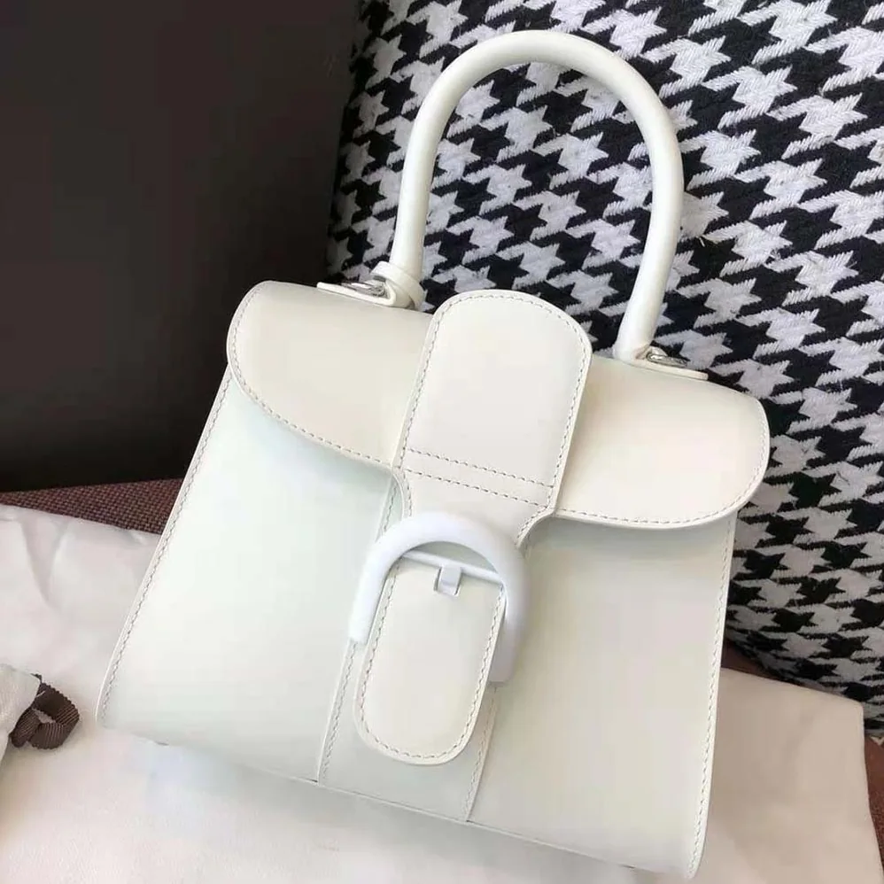 Delvaux Brillant Mini in Box Calf for Women in White Delvaux Brillant Mini in Box Calf for Women in White