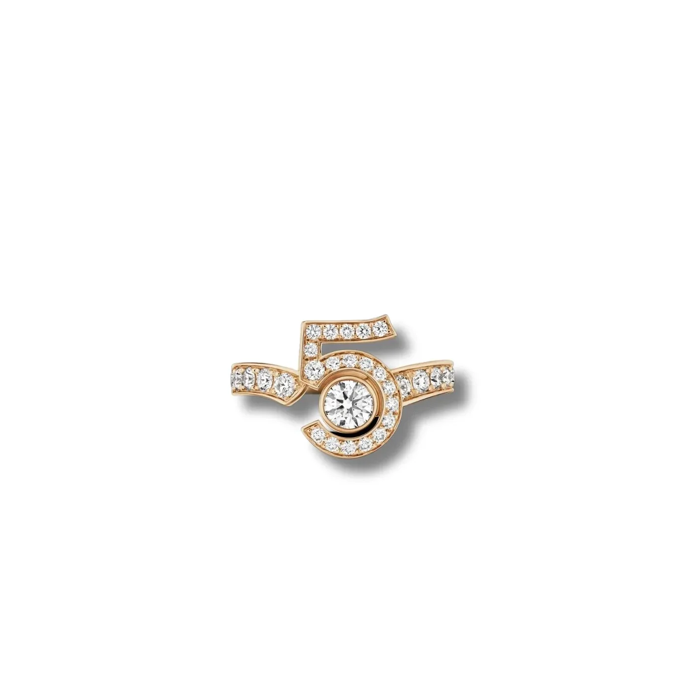 Chanel Eternal N°5 Ring Beige Gold