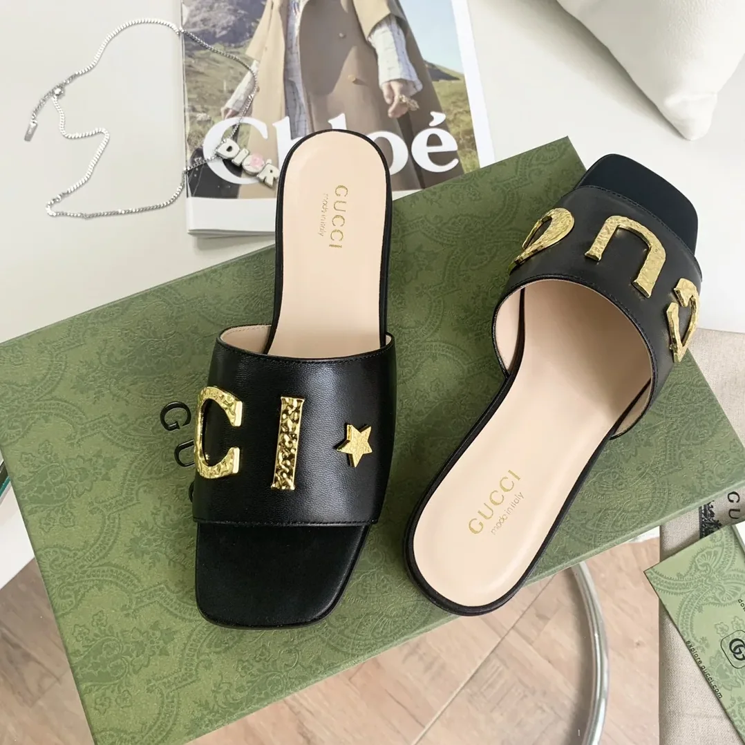 Gucci ‘Gucci' Slide Black for Women Gucci ‘Gucci' Slide Black for Women