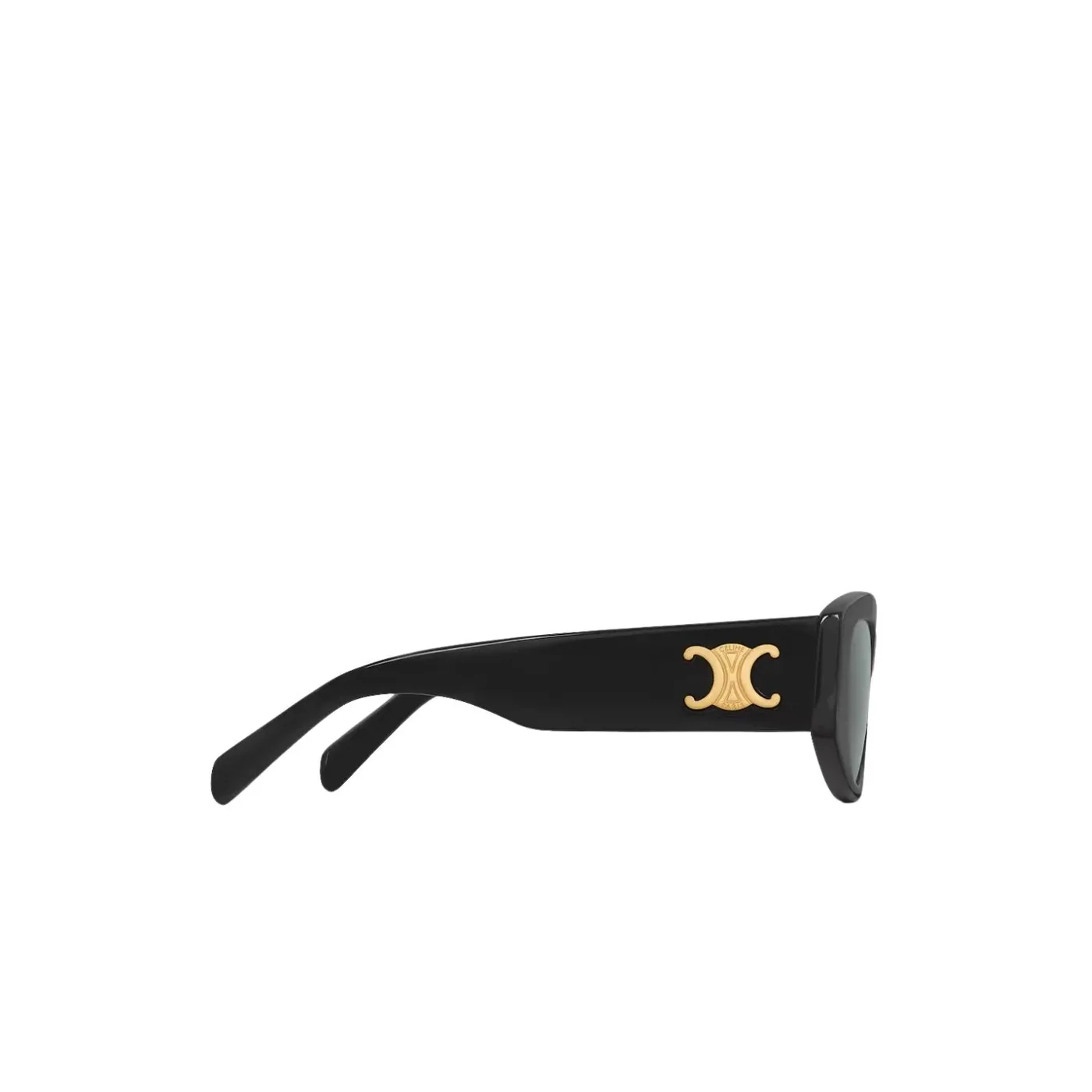 Celine Triomphe 15 Sunglasses In Acetate Black
