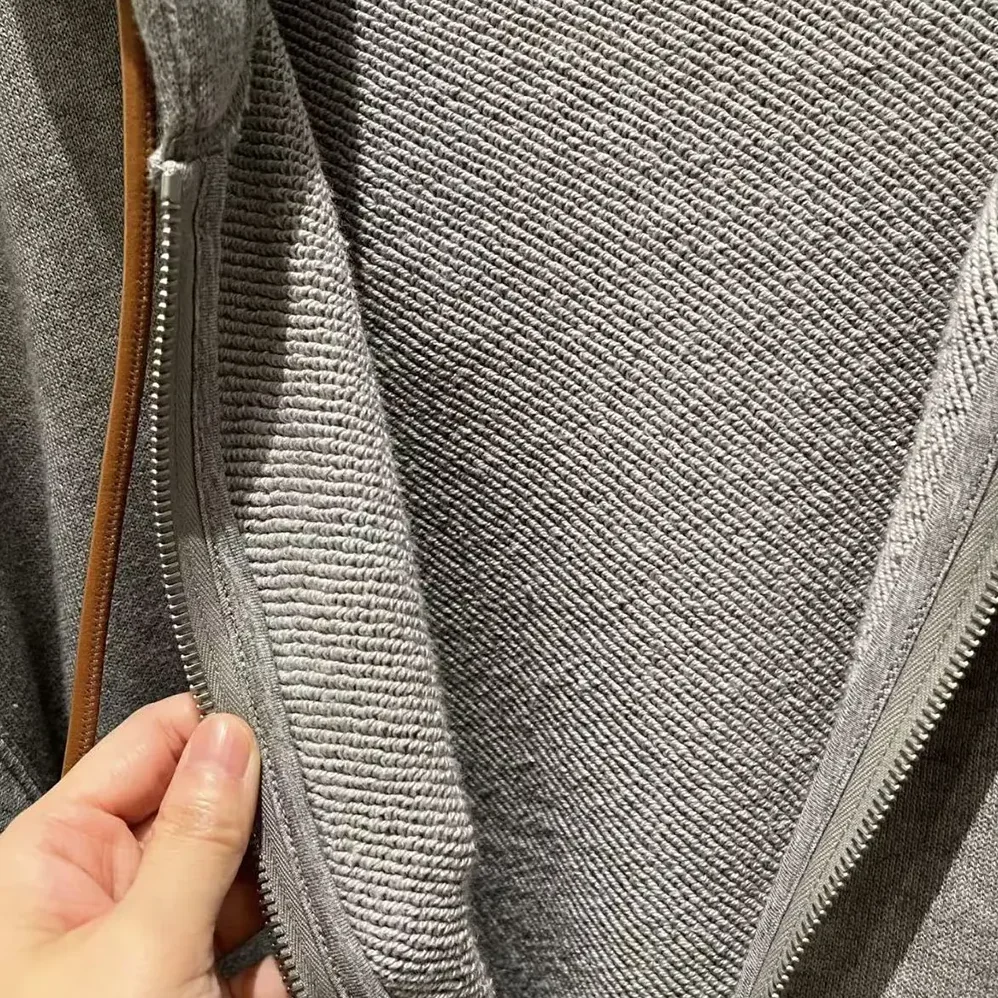 Loewe Flamenco Hoodie in Cotton and Cashmere for Women in Grey Loewe Flamenco Hoodie in Cotton and Cashmere for Women in Grey