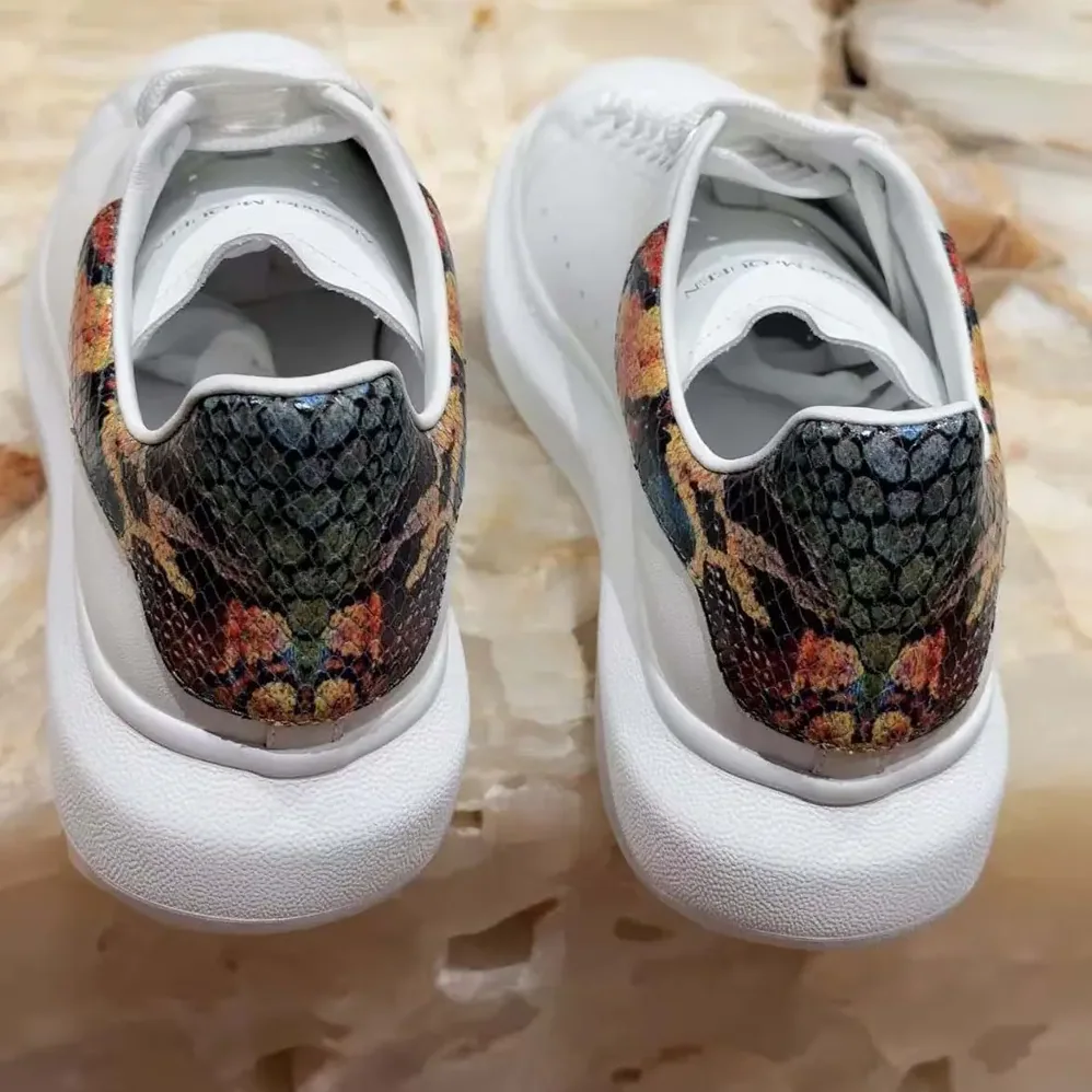 Alexander Mcqueen Oversized Sneaker in White for Unisex in Multicolour Alexander Mcqueen Oversized Sneaker in White for Unisex in Multicolour