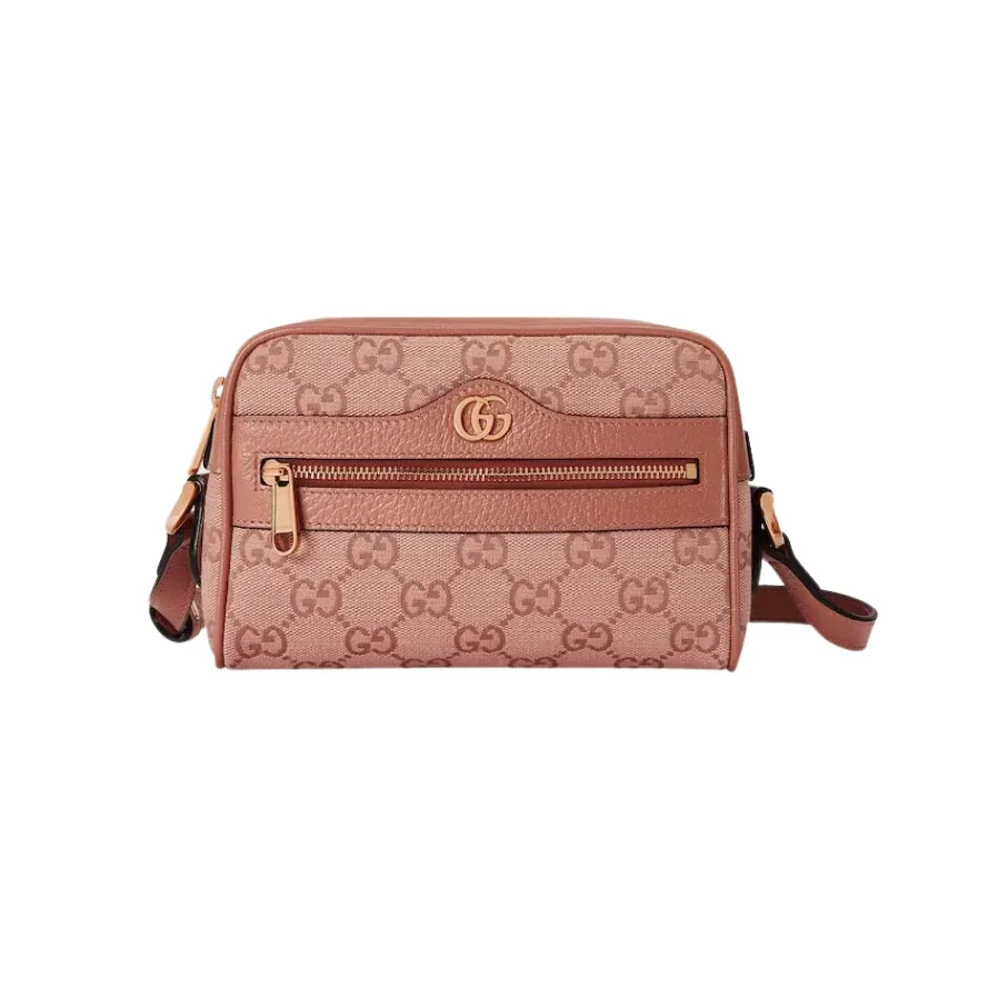 Gucci Ophidia GG Mini Round Shoulder Pink Bag FACC7 5748- 6.8 Inches/ Gucci Ophidia GG Mini Round Shoulder Pink Bag FACC7 5748- 6.8 Inches/
