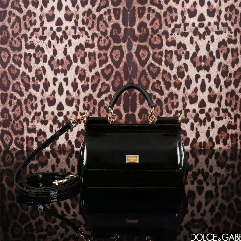Dolce Gabbana D&G Small Sicily Handbag for Women in Black