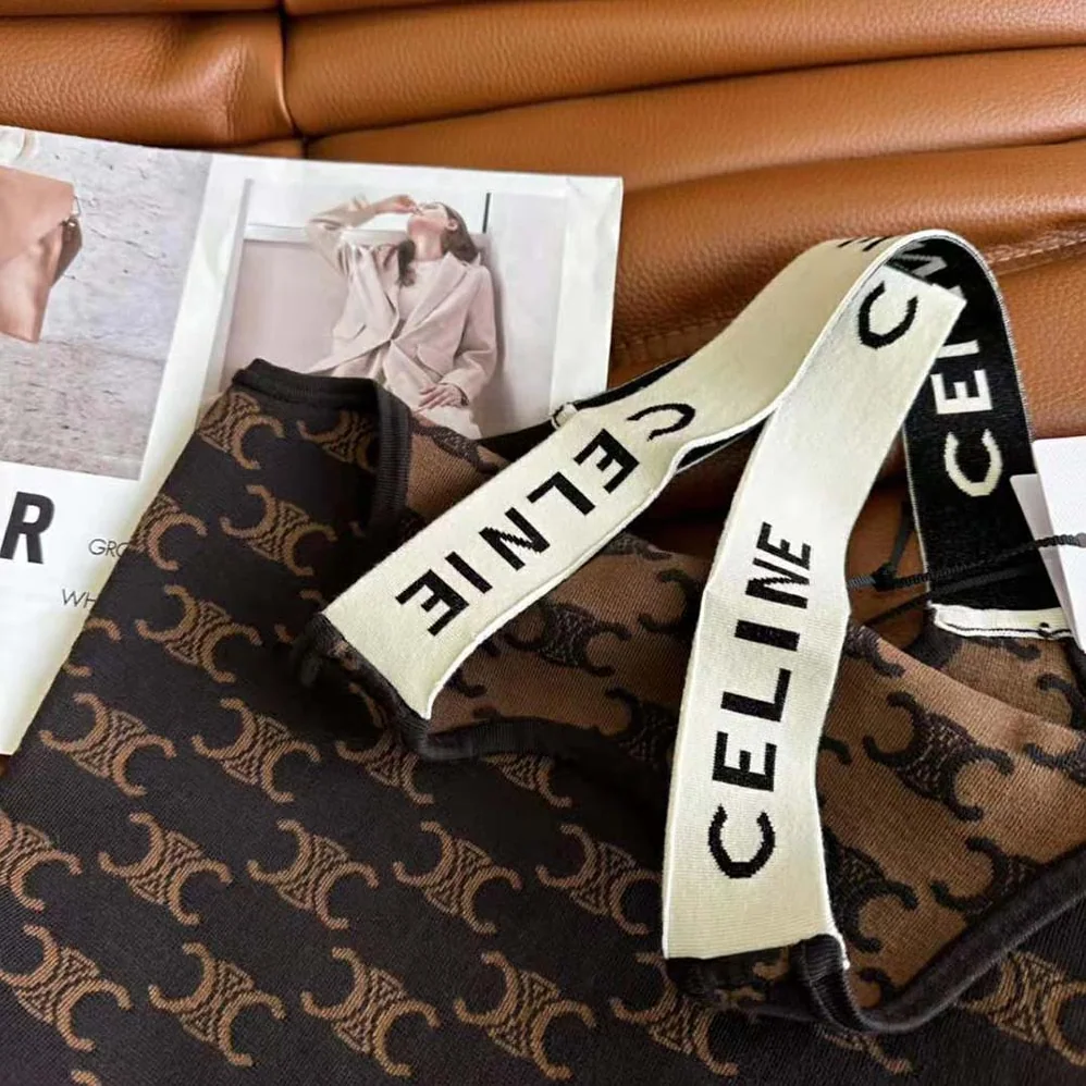 Celine Dress in Monogram Silk Cotton for Women