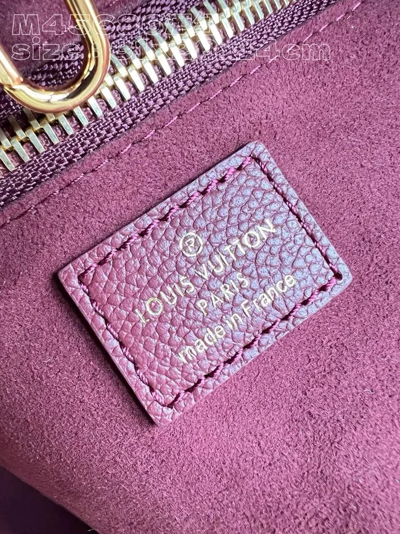 Louis Vuitton Neverfull MM Tote Bag in Wine Gold Hardware